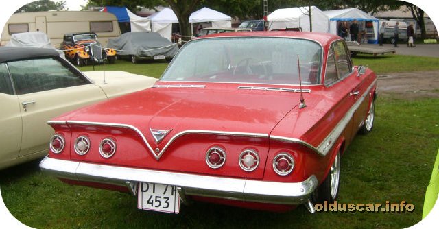 1961 Chevrolet Impala Sport Bubble top Hardtop Coupe back